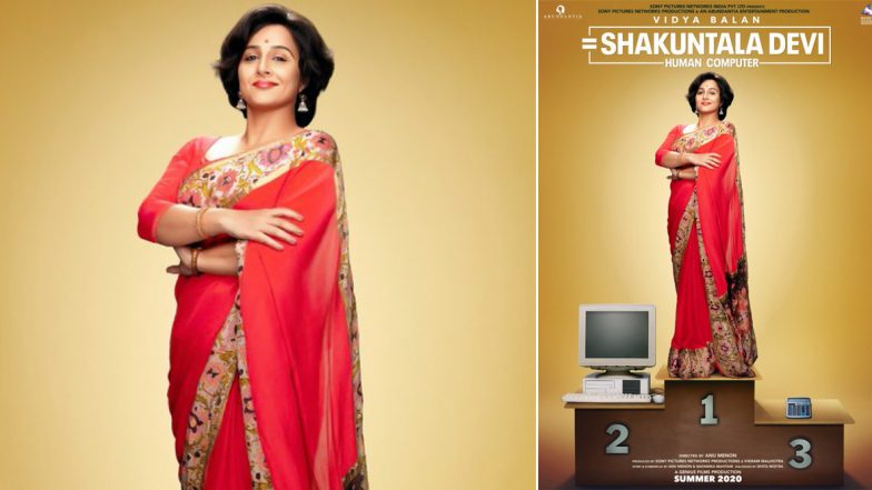 Shakuntala Devi: Human Computer - Vidya Balan Continues Her Tryst with Red Saree on the First Look of the Biopic