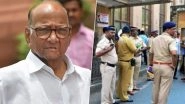 Mumbai Police Imposes Section 144 in Ballard Pier as Sharad Pawar Likely to Visit ED Office