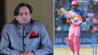 Shashi Tharoor Praises Sanju Samson for Donating His Match Fees to Groundsmen of Thiruvananthapuram Stadium, Says ‘Samson’s Spirit Is What Sets Him Apart’