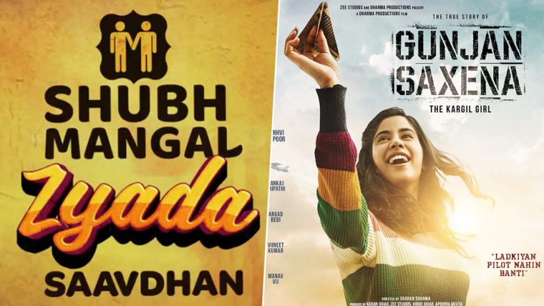 Shubh Mangal Zyada Saavdhan vs The Kargil Girl: Ayushmann Khurrana Starrer to Clash with Janhvi Kapoor’s Film on March 13, 2020