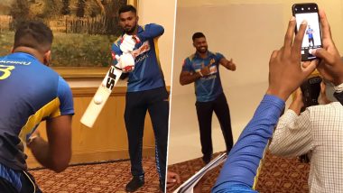 Sri Lankan Cricketers Pose For a Photoshoot After Arriving in Pakistan for PAK vs SL 2019 Series (View Pics)