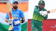 India vs South Africa 2019 Schedule for Free PDF Download Online: Full Timetable of IND vs SA Fixtures With Match Timings and Venue Details