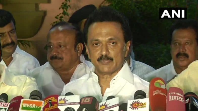 Narendra Modi-Xi Jinping Summit: MK Stalin Wishes Positive Impact of Upcoming Indo-China Summit in Mamallapuram Narendra Modi-Xi Jinping Summit: MK Stalin Wishes Positive Impact of Upcoming Indo-China Summit in Mamallapuram