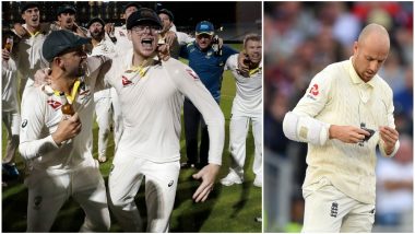 ‘Still a Cheat’! Steve Smith Reminded of His Past after Australian Batsman Ridicules Jack Leach During Fourth Test Victory Celebration in Ashes 2019