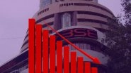 Stock Market Continues Sharp Fall Amid Economic Crisis and Declining GDP Rate; Sensex Closes 769 Points Down at 36,562, Nifty Crashes 247 Points