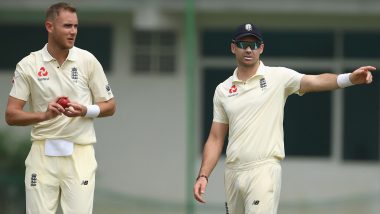 England Pacer James Anderson, Stuart Broad Set Target for Ashes Series in Australia