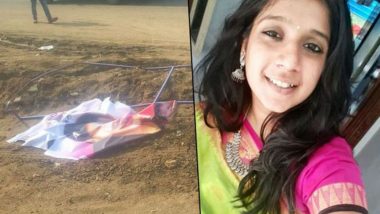 Image result for moment-illegal-banner-fell-woman-techie-killed