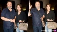 Rishi Kapoor Is Back in India! Veteran Actor Spotted with Wife Neetu Kapoor at Mumbai Airport (View Pics)