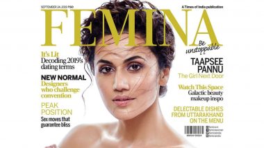 Taapsee Pannu Channels Greek Goddess Look as Femina Cover Girl For September Issue