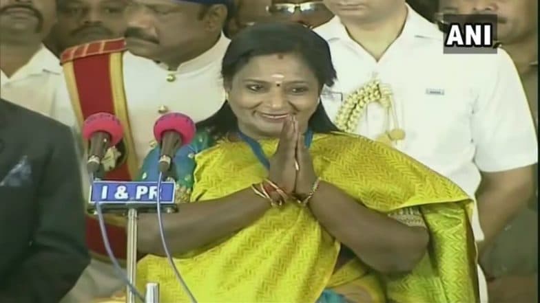 Tamilisai Soundararajan Sworn in as Telangana Governor Tamilisai Soundararajan Sworn in as Telangana Governor