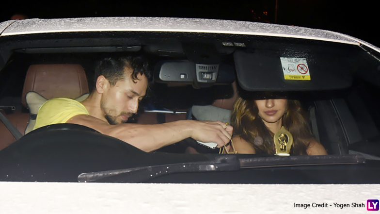 Disha Patani and Tiger Shroff Don't Care About the Heavy Rains as They Continue With Their Romantic Dinner Date (View Pics)