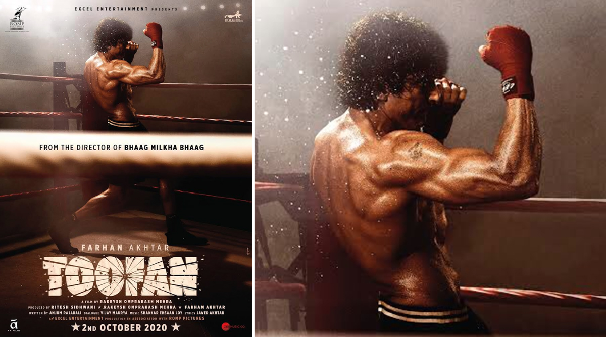 Toofan First Look Farhan Akhtar Is All Beefed Up And Ready To Take On His Opponent In The Boxing Ring View Pic Latestly