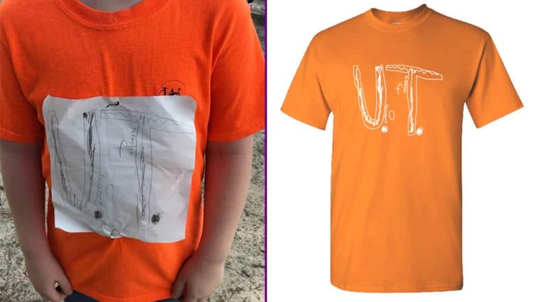 University of Tennessee Aspirant Was Bullied for His UT DIY T-shirt, Now His Drawing Is an Official School Logo University of Tennessee Aspirant Was Bullied for His UT DIY T-shirt, Now His Drawing Is an Official School Logo