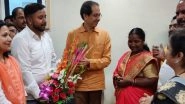 KBC 11 Crorepati Babita Tade Honoured by Shiv Sena Chief Uddhav Thackeray