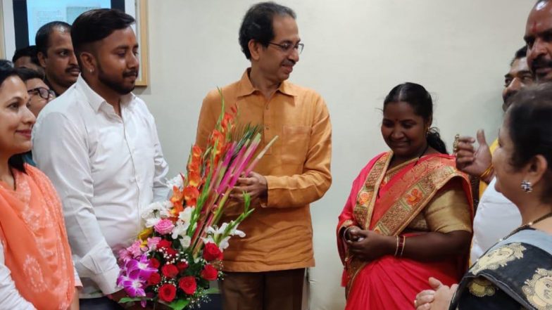 KBC 11 Crorepati Babita Tade Honoured by Shiv Sena Chief Uddhav Thackeray
