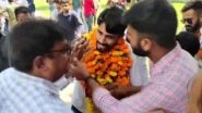 Dayanand College Principal Stops Student Union President From Celebrating His Birthday Inside Campus in Rajasthan, Slaps Him on Getting Smeared With Cake; Video Goes Viral