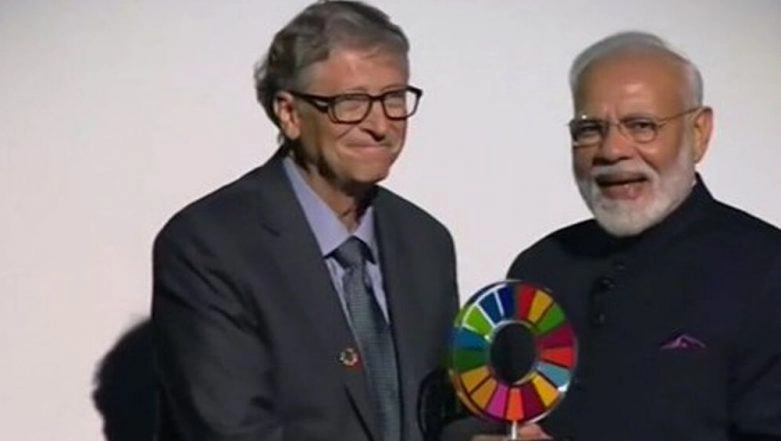 Narendra Modi Receives 'Global Goalkeeper Award' For Swachh Bharat Mission From Bill And Melinda Gates Foundation
