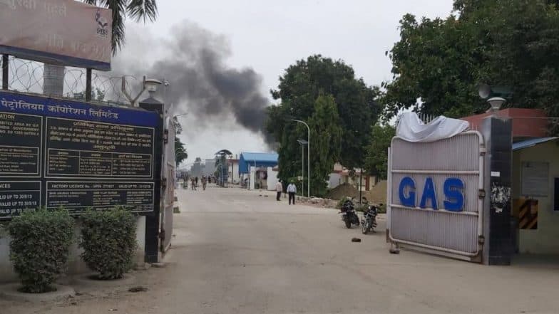 Gas Tank Explodes at Hindustan Petroleum Corporation Plant in Unnao Gas Tank Explodes at Hindustan Petroleum Corporation Plant in Unnao