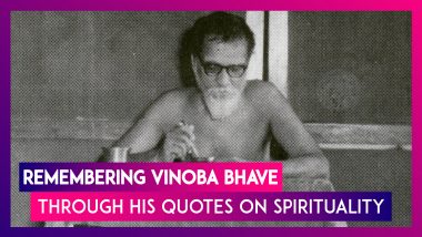 Vinoba Bhave’s 124th Birth Anniversary: Remembering The Founder Of The Bhoodan Movement