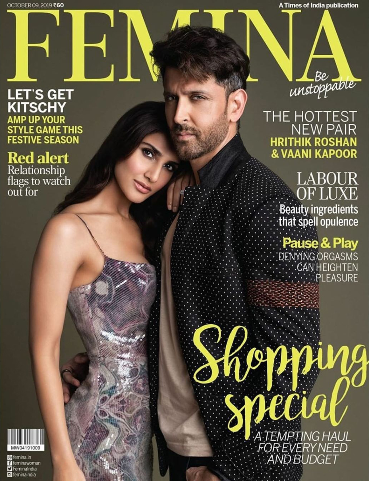 Hrithik Roshan And Vaani Kapoor Ooze Glamour On Femina Magazine Cover 👗 Latestly