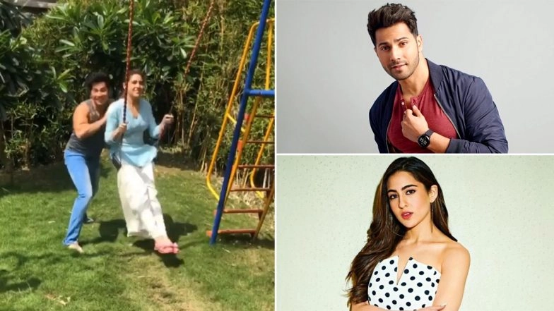 Coolie No 1 Actors Varun Dhawan and Sara Ali Khan’s 'Fun in the Sun' Is Ah-Mazing (Watch Video)