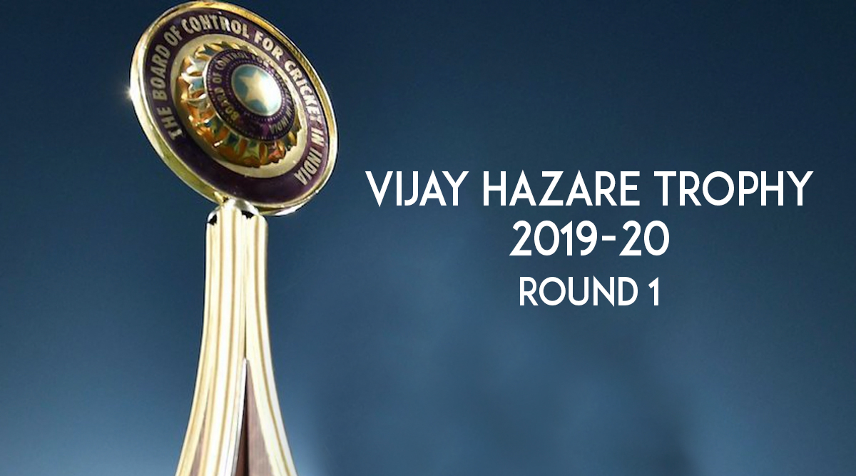 Vijay Hazare Trophy 201920 Round 1 Results Tamil Nadu, Gujarat Win