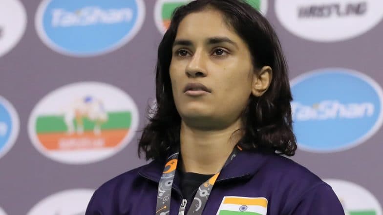 Vinesh Phogat Starts Her World Wrestling Championship 2019 Campaign With a Crushing Victory, Defeats Sofia Mattsson in Her First Clash Vinesh Phogat Starts Her World Wrestling Championship 2019 Campaign With a Crushing Victory, Defeats Sofia Mattsson in Her First Clash