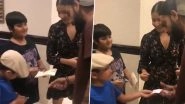 Virat Kohli Takes Autograph from Seven-Year-Old Kid, Keeps Other Young Fan Waiting; Wife Anushka Sharma Terms It Cutest (Watch Video)