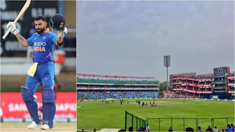 Virat Kohli Stand Unveiled at Arun Jaitley Stadium in Feroz Shah Kotla by DDCA! Indian Captain and Other Players Get Felicitated at DDCA Annual Honours 2019 Virat Kohli Stand Unveiled at Arun Jaitley Stadium in Feroz Shah Kotla by DDCA! Indian Captain and Other Players Get Felicitated at DDCA Annual Honours 2019