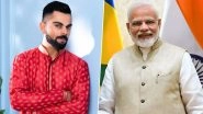 Virat Kohli Tweets to PM Narendra Modi on His Birthday, Wishes Him &lsquo;Good Health and Success&rsquo;