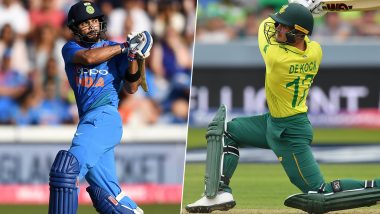 Live Cricket Streaming of India vs South Africa 2nd T20I 2019 Match on DD Sports and Hotstar: Check Live Cricket Score, Watch Free Telecast of IND vs SA on TV and Online