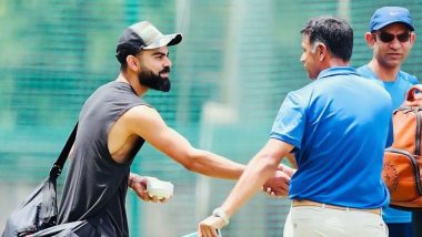 Virat Kohli Greets Rahul Dravid With a Handshake in Bengaluru Ahead of India vs South Africa 3rd T20I Match, See Instagram Post