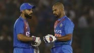 Latest ICC T20I Batsmen Rankings 2019: Virat Kohli and Shikhar Dhawan Climb Up Slots After India vs South Africa Twenty20 Series
