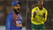 India vs South Africa 3rd T20I 2019: Virat Kohli vs Andile Phehlukwayo, Shikhar Dhawan vs Kagiso Rabada & Other Mini Battles to Watch Out for in Bengaluru