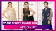 Vogue Beauty Awards 2019 Winners List: Alia Bhatt, Vicky Kaushal & Sara Ali Khan Receive Top Honours