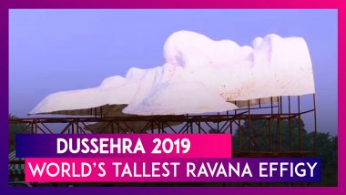 Dussehra 2019: At 221 Feet, World’s Tallest Ravana Effigy To Be Burnt In Chandigarh On October 8