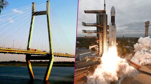 Rajinikanth of Uttar Pradesh Climbs With National Flag on Yamuna Bridge, Says Will Pray to 'Chandradev' Till Contact with Chandrayaan is Established Rajinikanth of Uttar Pradesh Climbs With National Flag on Yamuna Bridge, Says Will Pray to 'Chandradev' Till Contact with Chandrayaan is Established