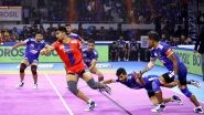 PKL 2019 Match Results: UP Yoddhas Down Haryana Steelers 30&ndash;37 in Their Own Backyard