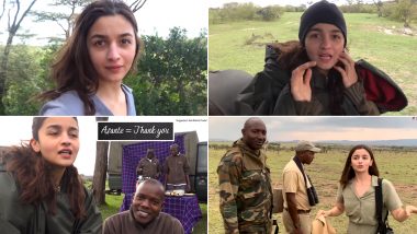 Alia Bhatt’s Kenyan Holiday Trip at Masai Mara Is Just Unmissable (Watch Video)
