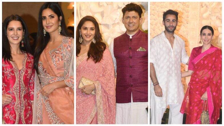 Ganesh Chaturthi 2019 at Ambani's House: Katrina Kaif, Madhuri Dixit, Karisma Kapoor Grace the Festivities (See Pics) Ganesh Chaturthi 2019 at Ambani's House: Katrina Kaif, Madhuri Dixit, Karisma Kapoor Grace the Festivities (See Pics)