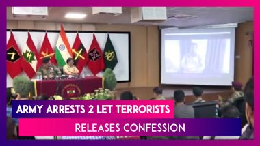 Indian Army Arrests Two Pakistani Terrorists, Plays Confession Video To Expose Lashkar-e-Taiba