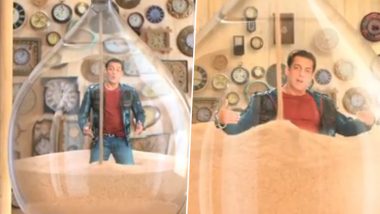Bigg Boss 13 New Promo: Salman Khan Announces ‘Super Tedha’ Twist As He Is Trapped in an Hourglass (Watch Video)