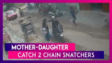 Brave Mother-Daughter Catch, Beat-Up Two Chain Snatchers In Delhi, Act Caught On CCTV Camera