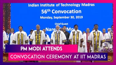 PM Narendra Modi Attends 56th Convocation Ceremony Of IIT Madras