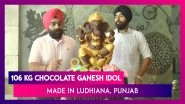Ludhiana Restaurateur Makes 106 Kg Chocolate Ganesh Idol, Aims To Promote Eco-Friendly Ganpati Idols