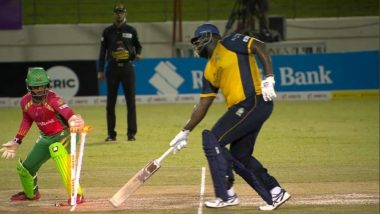 Rahkeem Cornwall's Run-Out During Guyana Amazon Warriors vs St Lucia Zouks in CPL 2019 Will Remind You of Inzamam-ul-Haq (Watch Video)
