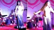 Mumbai Bar Dancers Perform During Ganesh Puja Celebration at Nandurbar Railway Station, Watch Video