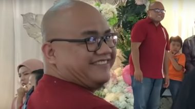 Man Meets Doppelganger Wearing the Same Outfit at a Friend’s Wedding in Malaysia! Uncanny Resemblance Cracks Up the Internet (Watch Video)