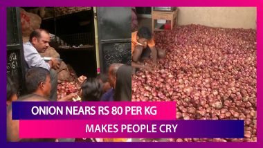 Onion Prices Near Rs 80/ Kg In Delhi, Mumbai; Common Man Sheds Tears