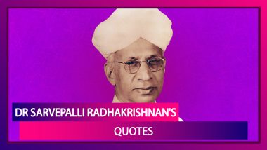 Dr Sarvepalli Radhakrishnan's 5 Inspiring Quotes on Teacher's Day